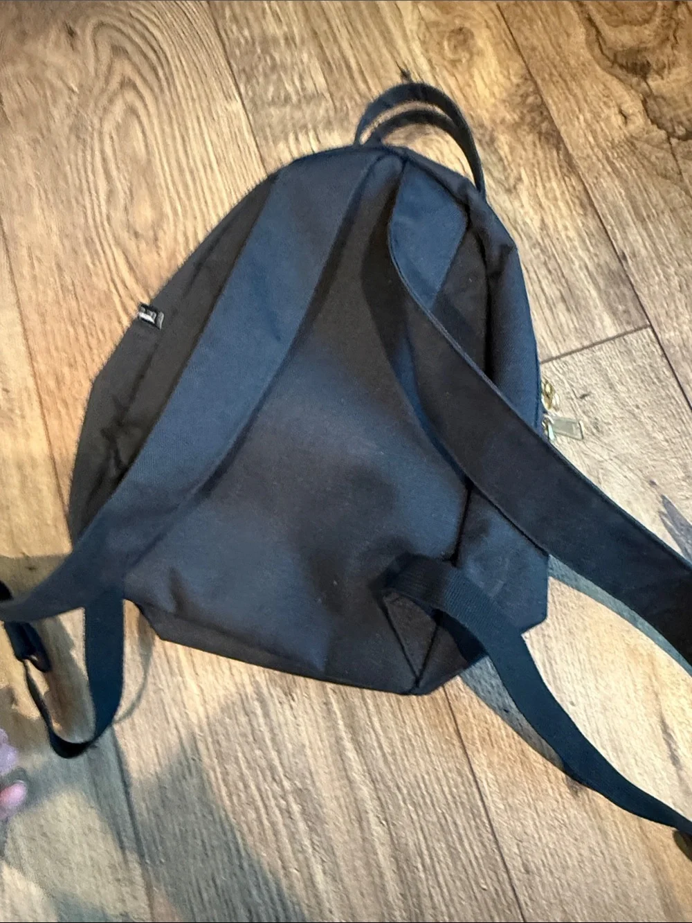 Herschel Supply Company Black Mini Backpack with Gold Zipper